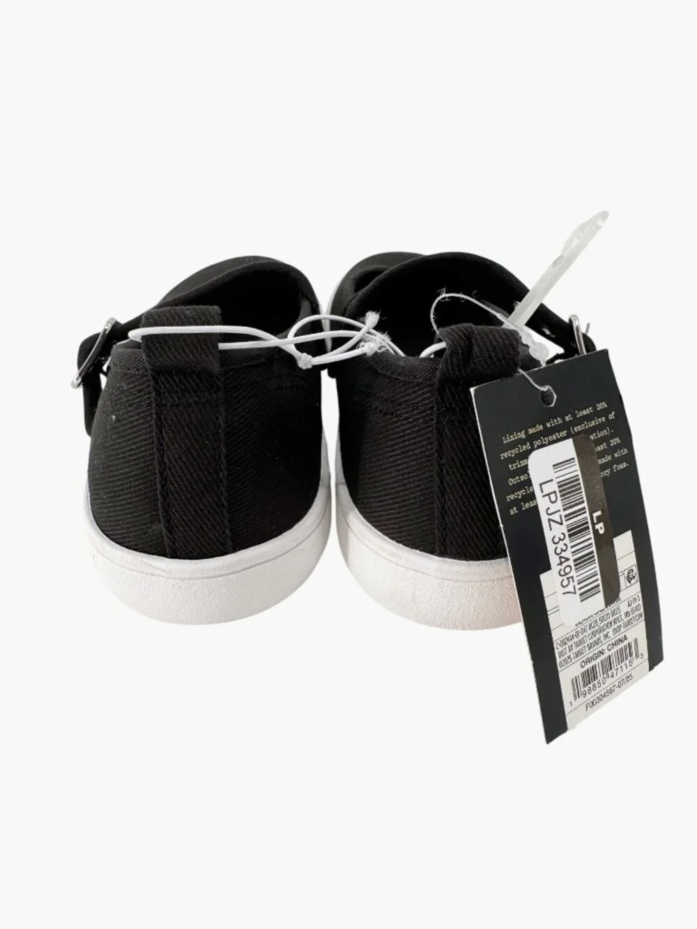 NEW art class Girls' Calantha Slip On Mary Jane Sneakers - Black - Size 2
